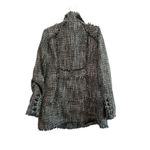 Guess  Women's Tweed Overcoat‎ Black Fringe Detail Size XL Casual Fall Photo 3
