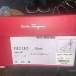 Salvatore Ferragamo beige Peep-Toe Heels $550 pump designer luxury spring formal Photo 3