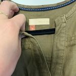 Anthropologie Pilcro Flutter-Sleeve Button Down Tunic Mini Dress Military XS Photo 6