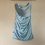 House Of CB   ‘Odelle’ Ocean Blue Strapless Mini Dress NWOT size XS Photo 3