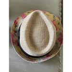 Caribbean Joe  Floral Straw Fedora Beach Hat Photo 6