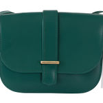 & Other Stories &Other Stories Paris Atelier Saddle Bag - Chrome Free Leather - Emerald Green. Photo 0