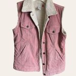 Kali Wear Pink Corduroy Vest Size Large Photo 0