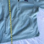 Patagonia  Classic Synchill Marsupial Light Blue Pullover Women’s Sweater Sz L Photo 7