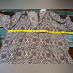 Hippie Rose  Sz MediumBlouse MaroonPink Paisley Bell Sleeve Crochet Boho Festival Photo 5