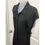 Nine Britton NWT  Black Cap Sleeve Collared Wide Leg Jumpsuit Large Stichfix Photo 2
