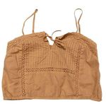 Aeropostale Orange Lace Inset Cropped Cami Photo 0