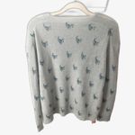 360 Cashmere NWT Saint Skull Print Crewneck Sweater Women’s Large Whimsigoth Photo 5