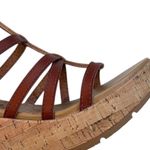 blowfish NWOT  Malibu Bahama Wedge Sandals Brown Size 11 Photo 2