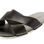 Vince NEW Nico Cross-Over Leather Slides Black, Size US8 | EU38 New w/Dust Bag Photo 1