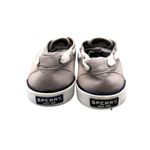 Sperry Top Sider Pier Boat Gray Nautical Canvas Shoes Size 6 Preppy Old Money Photo 6