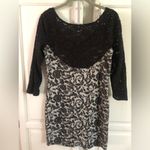 Free People  lace black floral dress Medium Photo 5