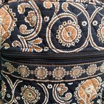 Vera Bradley  Black and Gold Embroidered Backpack Photo 1