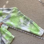 Free People NEW A Cut Above Oversized Crew Neck Sweatshirt Citron Grey XS NWT Photo 7