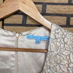 Antonio Melani Antonio‎ Melani Tan Lace Dress Size 4 Photo 5