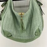Urban Expressions Wicker Shoulder Bag Green Photo 4