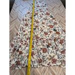 Old Navy  Floral Maxi Dress Halter Neck Tiered Ruffle White Medium Spring Summer Photo 3