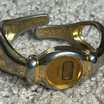 New Wave women’s vintage 90’s gold tone quartz digital‎ retro watch bangle OS Photo 0