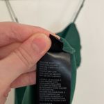 Urban Outfitters NEW NWT  Padova Satin Slip Dress Emerald Green Button Front Mini Photo 12