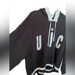 Juicy Couture  Black Silver Logo Hoodie XL Women Long Sleeve Pullover Streetwear Photo 5