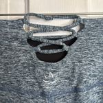 Beyond Yoga Blue High-Waisted Variated Leggings w Corset Style Back W1175 Sz S Photo 5