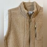 Calvin Klein  Teddy Fleece Tan Vest Jacket Photo 3