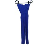 Yumi Kim  Cocktail Strapless Jumpsuit Small Royal Blue Party Occasion Event Glam Photo 3