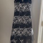 Floral Lace sequins Y2K Dress with Black and White Design Size undefined Photo 6