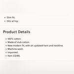 J.Crew  adobe Cotton T Shirt. V neckline. Size Medium. NWT. Photo 2