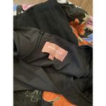 JessaKae Fairytale fireside floral puff sleeve black metallic organza Mini dress Blue Photo 3