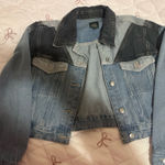 Wild Fable  Jean Jacket Checkered Photo 2
