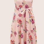 Bloomchic Citrus Fruit Print Halter Belted Gathered Dress Photo 6