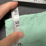 WHBM Cropped Pants Womens 10 Mint Green Elastic Waist Pull On Business Casual Photo 8