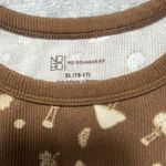 No Boundaries Mushroom Shirt Juniors XL‎ Retro Y2K 90's Hippie Cottagecore Crop Ribbed 70's Photo 6