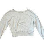 Anthropologie  Maeve Ligonier Terry Sweatshirt Light Gray Size Large Photo 6