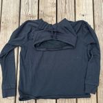 Under Armour | women’s medium mock neck sweatshirt | black & white hoodie Photo 3