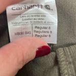 Carhartt Corduroy Skirt Size 8 Olive Green Knee Length Fall Pockets Academia Photo 6