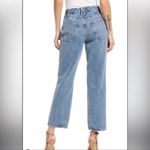 Good American '90s Duster Straight Leg Jeans Distressed Blue950 14/32 Photo 2