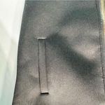 SJ Style Boutique Brand Gray & Black Ringer Trim Zip Front Varsity Jacket Size S Photo 3