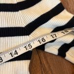 A New Day ribbed square neck striped pullover sweater XL Photo 8