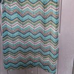 Esley  Chevron Patterned Mini Dress - Multicolor Photo 2