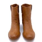 Frye NEW Anna Leather Ankle Shortie Western Boot in Camel Tan Brown 7 Photo 2