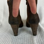 Timberland Boots Womens 8.5 Brown Leather Waterproof Block Heels Zip Up Ankle Photo 14