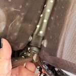 Stephanie Johnson Brown and Pale Pink Heart ML Traveler Cosmetics Case Photo 7