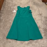 Jones Studio  Green Dress SIZE 14 Photo 4