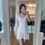 Love Shack Fancy NWT  Amini printed satin-jacquard mini dress Photo 4