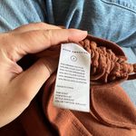 Good American  brown knit dress Size 2 side cinch ruched bodycon sexy minimal Photo 10