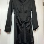 Nasty Gal Black Wrap Fringe Dress Photo 5