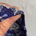 Saks 5th Avenue BLUE by Saks Fifth Avenue - Double Layered blue patterned tank- Tailored to Sz S Photo 11