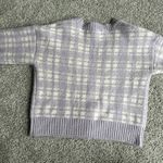 Almost Famous Purple cropped houndstooth button up cardigan. Size Medium Photo 2